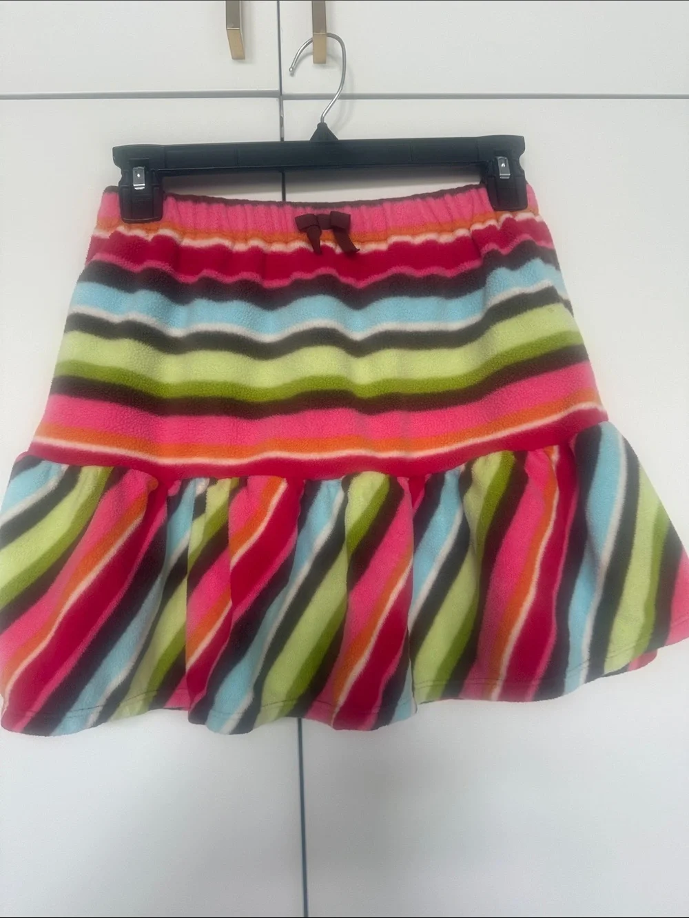 Gymboree Striped Ruffle Skirt - Pink, Blue, Green, Brown
